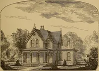Picture 125 of 188 from Hobbs's architecture: containing designs and ground plans for villas, cottages and other edifices, both suburban and rural, adapted to the United States. With rules for criticism, and introduction (1876), leaf 208