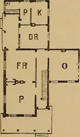 An illustration from Hobbs's architecture: containing designs and ground plans for villas, cottages and other edifices, both suburban and rural, adapted to the United States. With rules for criticism, and introduction (1876)