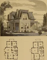 An illustration from Hobbs's architecture: containing designs and ground plans for villas, cottages and other edifices, both suburban and rural, adapted to the United States. With rules for criticism, and introduction (1876)