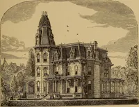 Picture 132 of 188 from Hobbs's architecture: containing designs and ground plans for villas, cottages and other edifices, both suburban and rural, adapted to the United States. With rules for criticism, and introduction (1876), leaf 216