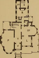 An illustration from Hobbs's architecture: containing designs and ground plans for villas, cottages and other edifices, both suburban and rural, adapted to the United States. With rules for criticism, and introduction (1876)