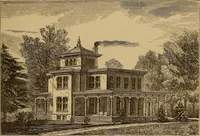 An illustration from Hobbs's architecture: containing designs and ground plans for villas, cottages and other edifices, both suburban and rural, adapted to the United States. With rules for criticism, and introduction (1876)