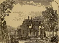 An illustration from Hobbs's architecture: containing designs and ground plans for villas, cottages and other edifices, both suburban and rural, adapted to the United States. With rules for criticism, and introduction (1876)