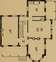 An illustration from Hobbs's architecture: containing designs and ground plans for villas, cottages and other edifices, both suburban and rural, adapted to the United States. With rules for criticism, and introduction (1876)