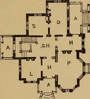 Picture 160 of 188 from Hobbs's architecture: containing designs and ground plans for villas, cottages and other edifices, both suburban and rural, adapted to the United States. With rules for criticism, and introduction (1876), leaf 238