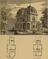 Picture 168 of 188 from Hobbs's architecture: containing designs and ground plans for villas, cottages and other edifices, both suburban and rural, adapted to the United States. With rules for criticism, and introduction (1876), leaf 250