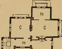 An illustration from Hobbs's architecture: containing designs and ground plans for villas, cottages and other edifices, both suburban and rural, adapted to the United States. With rules for criticism, and introduction (1876)