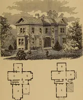 An illustration from Hobbs's architecture: containing designs and ground plans for villas, cottages and other edifices, both suburban and rural, adapted to the United States. With rules for criticism, and introduction (1876)