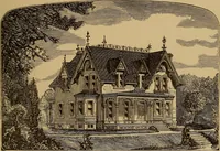 An illustration from Hobbs's architecture: containing designs and ground plans for villas, cottages and other edifices, both suburban and rural, adapted to the United States. With rules for criticism, and introduction (1876)