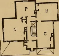 An illustration from Hobbs's architecture: containing designs and ground plans for villas, cottages and other edifices, both suburban and rural, adapted to the United States. With rules for criticism, and introduction (1876)