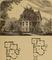 Picture 181 of 188 from Hobbs's architecture: containing designs and ground plans for villas, cottages and other edifices, both suburban and rural, adapted to the United States. With rules for criticism, and introduction (1876), leaf 264