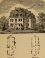 An illustration from Hobbs's architecture: containing designs and ground plans for villas, cottages and other edifices, both suburban and rural, adapted to the United States. With rules for criticism, and introduction (1876)
