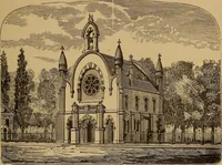 An illustration from Hobbs's architecture: containing designs and ground plans for villas, cottages and other edifices, both suburban and rural, adapted to the United States. With rules for criticism, and introduction (1876)