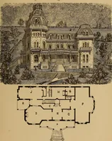 Picture 7 of 188 from Hobbs's architecture: containing designs and ground plans for villas, cottages and other edifices, both suburban and rural, adapted to the United States. With rules for criticism, and introduction (1876), leaf 38