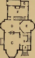An illustration from Hobbs's architecture: containing designs and ground plans for villas, cottages and other edifices, both suburban and rural, adapted to the United States. With rules for criticism, and introduction (1876)