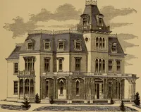 An illustration from Hobbs's architecture: containing designs and ground plans for villas, cottages and other edifices, both suburban and rural, adapted to the United States. With rules for criticism, and introduction (1876)