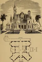 An illustration from Hobbs's architecture: containing designs and ground plans for villas, cottages and other edifices, both suburban and rural, adapted to the United States. With rules for criticism, and introduction (1876)