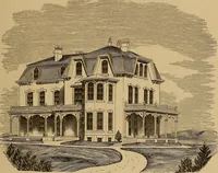 An illustration from Hobbs's architecture: containing designs and ground plans for villas, cottages and other edifices, both suburban and rural, adapted to the United States. With rules for criticism, and introduction (1876)