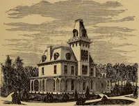 An illustration from Hobbs's architecture: containing designs and ground plans for villas, cottages and other edifices, both suburban and rural, adapted to the United States. With rules for criticism, and introduction (1876)