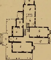 An illustration from Hobbs's architecture: containing designs and ground plans for villas, cottages and other edifices, both suburban and rural, adapted to the United States. With rules for criticism, and introduction (1876)