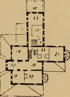 An illustration from Hobbs's architecture: containing designs and ground plans for villas, cottages and other edifices, both suburban and rural, adapted to the United States. With rules for criticism, and introduction (1876)