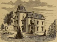 An illustration from Hobbs's architecture: containing designs and ground plans for villas, cottages and other edifices, both suburban and rural, adapted to the United States. With rules for criticism, and introduction (1876)