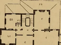 An illustration from Hobbs's architecture: containing designs and ground plans for villas, cottages and other edifices, both suburban and rural, adapted to the United States. With rules for criticism, and introduction (1876)