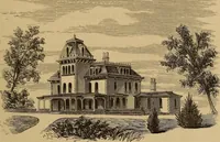 An illustration from Hobbs's architecture: containing designs and ground plans for villas, cottages and other edifices, both suburban and rural, adapted to the United States. With rules for criticism, and introduction (1876)