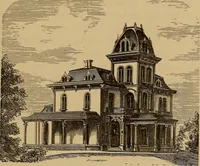 An illustration from Hobbs's architecture: containing designs and ground plans for villas, cottages and other edifices, both suburban and rural, adapted to the United States. With rules for criticism, and introduction (1876)