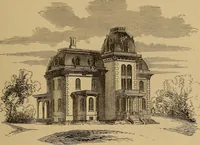An illustration from Hobbs's architecture: containing designs and ground plans for villas, cottages and other edifices, both suburban and rural, adapted to the United States. With rules for criticism, and introduction (1876)