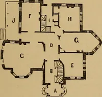 An illustration from Hobbs's architecture: containing designs and ground plans for villas, cottages and other edifices, both suburban and rural, adapted to the United States. With rules for criticism, and introduction (1876)