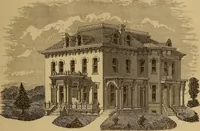 An illustration from Hobbs's architecture: containing designs and ground plans for villas, cottages and other edifices, both suburban and rural, adapted to the United States. With rules for criticism, and introduction (1876)