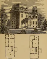 An illustration from Hobbs's architecture: containing designs and ground plans for villas, cottages and other edifices, both suburban and rural, adapted to the United States. With rules for criticism, and introduction (1876)