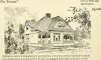 Picture 99 of 283 from Hodgson's low cost American homes; perspective views and floor plans of one hundred low and medium priced houses (1905), leaf 107