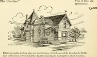Picture 121 of 283 from Hodgson's low cost American homes; perspective views and floor plans of one hundred low and medium priced houses (1905), leaf 125