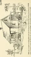 An illustration from Hodgson's low cost American homes; perspective views and floor plans of one hundred low and medium priced houses (1905)