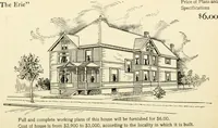 An illustration from Hodgson's low cost American homes; perspective views and floor plans of one hundred low and medium priced houses (1905)