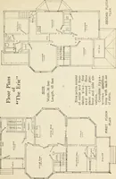 An illustration from Hodgson's low cost American homes; perspective views and floor plans of one hundred low and medium priced houses (1905)
