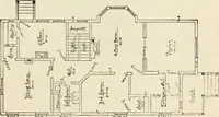 An illustration from Hodgson's low cost American homes; perspective views and floor plans of one hundred low and medium priced houses (1905)
