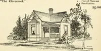 An illustration from Hodgson's low cost American homes; perspective views and floor plans of one hundred low and medium priced houses (1905)