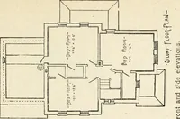 An illustration from Hodgson's low cost American homes; perspective views and floor plans of one hundred low and medium priced houses (1905)
