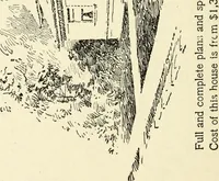 An illustration from Hodgson's low cost American homes; perspective views and floor plans of one hundred low and medium priced houses (1905)