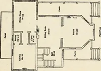 An illustration from Hodgson's low cost American homes; perspective views and floor plans of one hundred low and medium priced houses (1905)