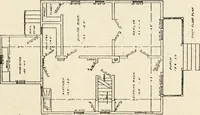 An illustration from Hodgson's low cost American homes; perspective views and floor plans of one hundred low and medium priced houses (1905)