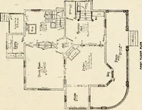 An illustration from Hodgson's low cost American homes; perspective views and floor plans of one hundred low and medium priced houses (1905)