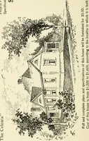 An illustration from Hodgson's low cost American homes; perspective views and floor plans of one hundred low and medium priced houses (1905)