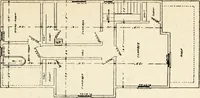 An illustration from Hodgson's low cost American homes; perspective views and floor plans of one hundred low and medium priced houses (1905)