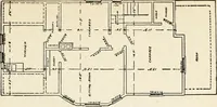 An illustration from Hodgson's low cost American homes; perspective views and floor plans of one hundred low and medium priced houses (1905)
