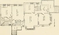An illustration from Hodgson's low cost American homes; perspective views and floor plans of one hundred low and medium priced houses (1905)