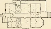 An illustration from Hodgson's low cost American homes; perspective views and floor plans of one hundred low and medium priced houses (1905)